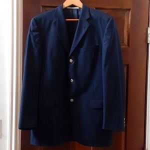 Men's navy Burberry Blazer 40R